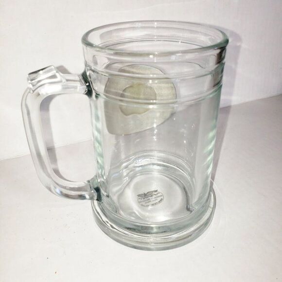 heritage metalworks pewter/glass moose stein/mug - Picture 5 of 6